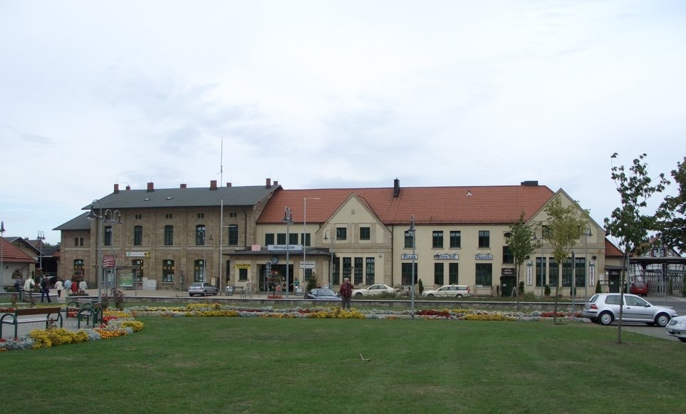 Der (Normalspur-) Bahnhof Wernigerode im Harz by Dierk Lawrenz