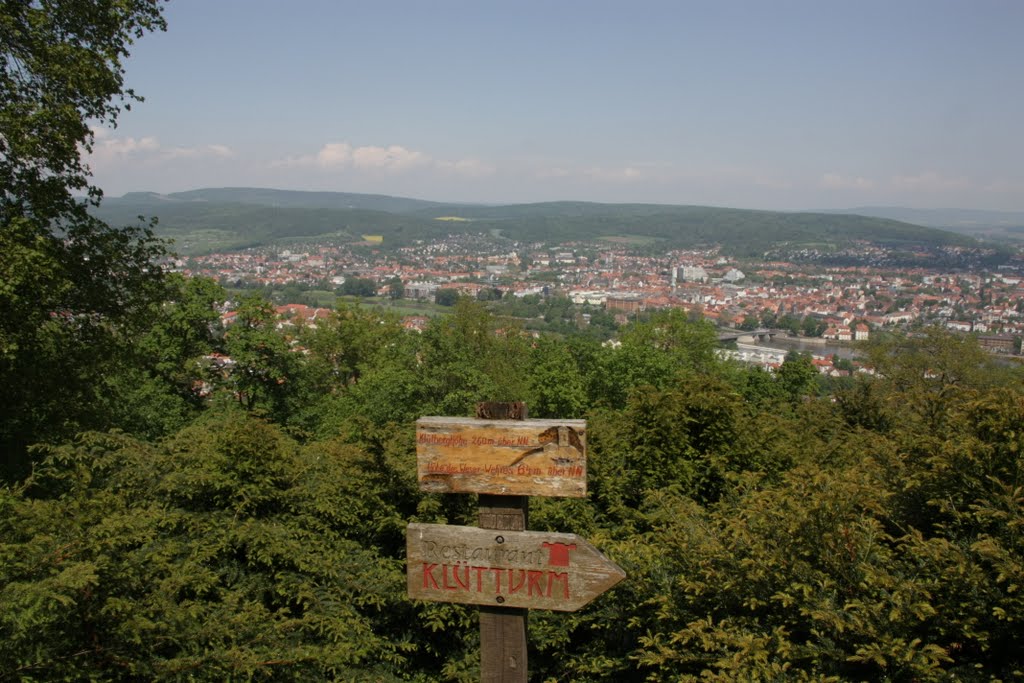 Blick vom Klüt auf Hameln by heitabu50