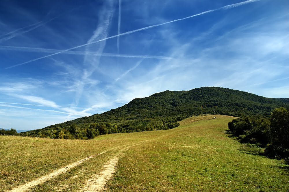 Crossed Sky above Ukrainian Border by Jan Balaz