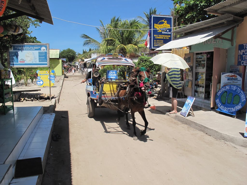 Gili Trawangan Strandpromenade by gemini7569