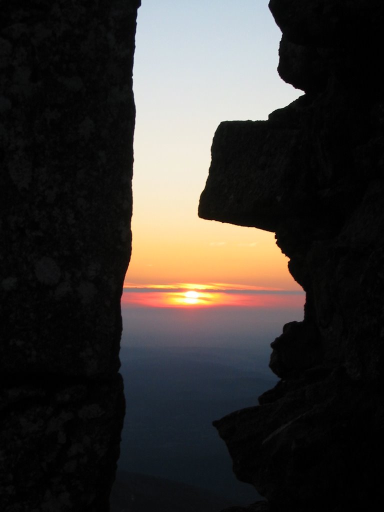 San Vicente. Puesta de sol desde las ruinas del castillo by Raúlgh