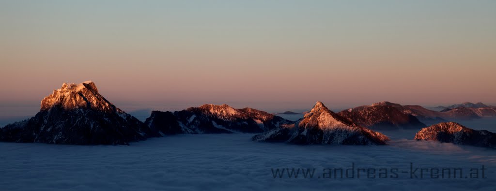 Panoramablick auf den Traunstein by Andreas Krenn