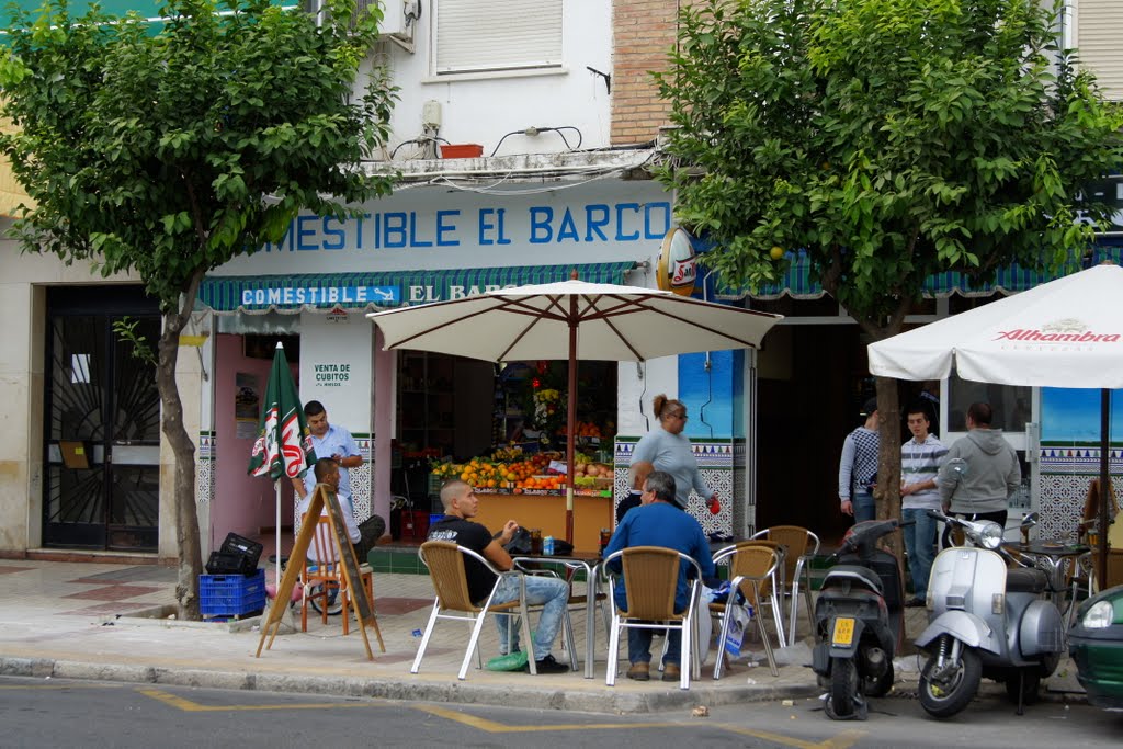 Fruit seller, Malaga by Eskippy