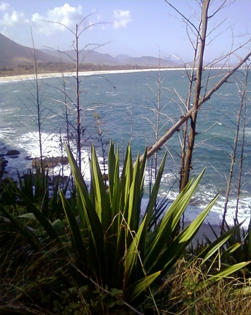 Vista da praia de Jaconé, numa foto feita do alto da trilha na praia das conchas. by exordio1