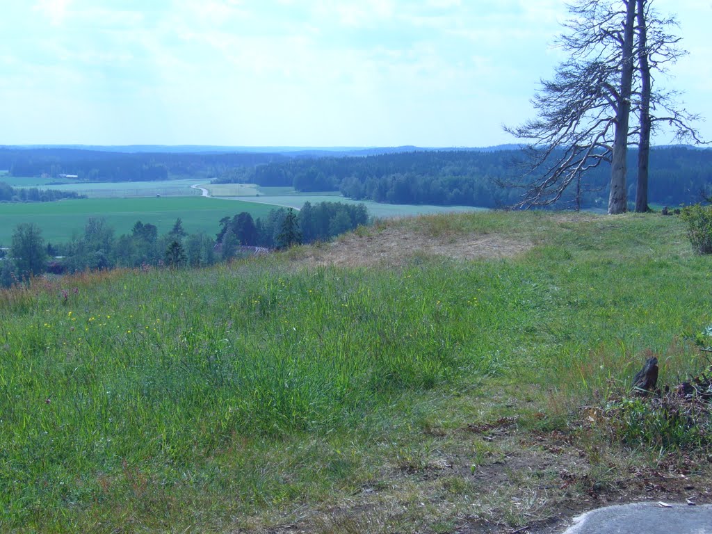 Hakoisten linnavuori (fort hill) - a view to the west (Janakkala, 20080619) by RainoL