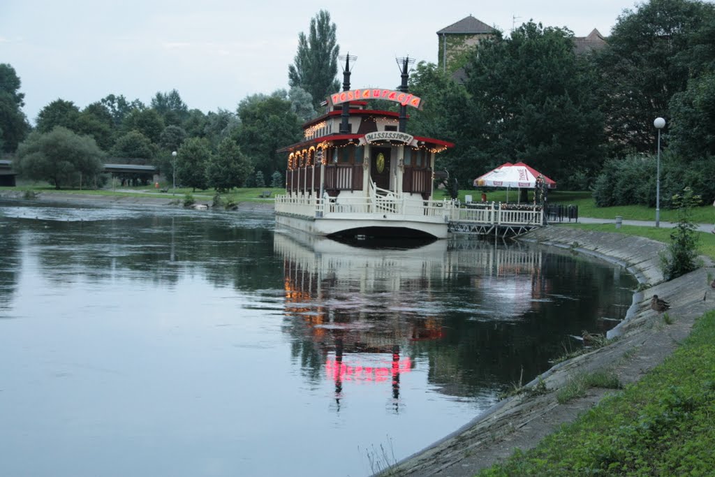 Blick auf den Fluss Küddow by heitabu50