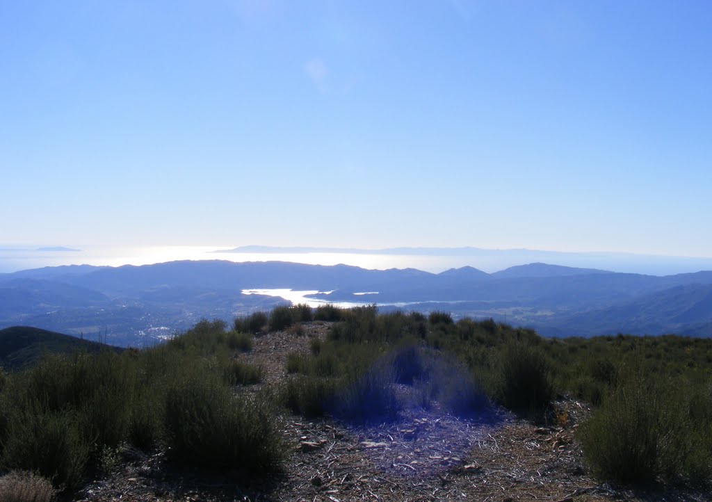 Lake Cassitas and the Channel Islands by Will Reed