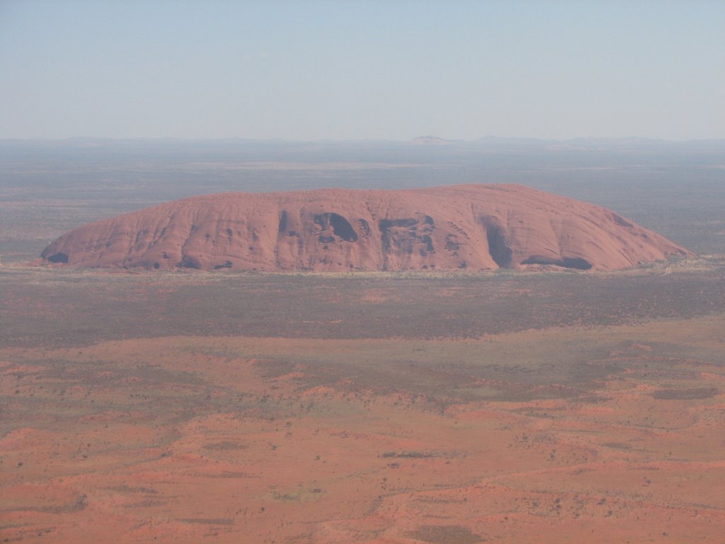 Uluru aerial by Bionic Woman