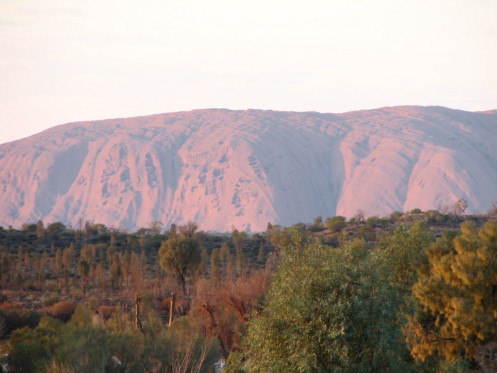 Uluru sunrise closeup by Bionic Woman