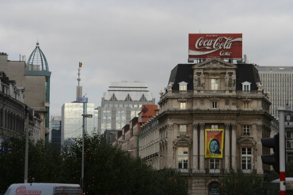 Comerical distric, the center of Greater Brussels by Eirinad