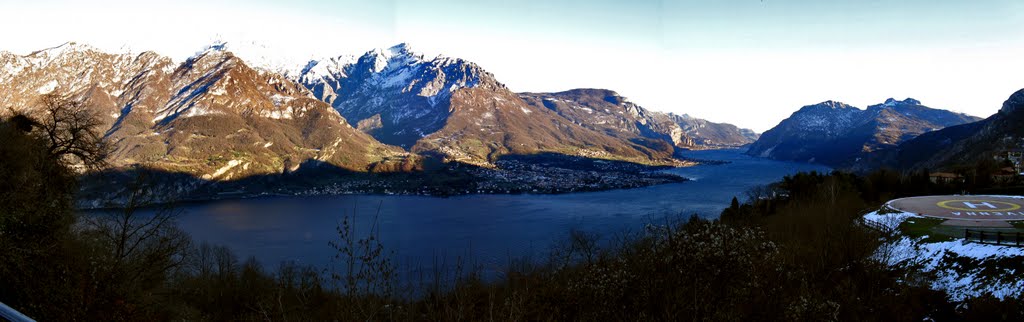 Il braccio del lago di Lecco by groppi valter