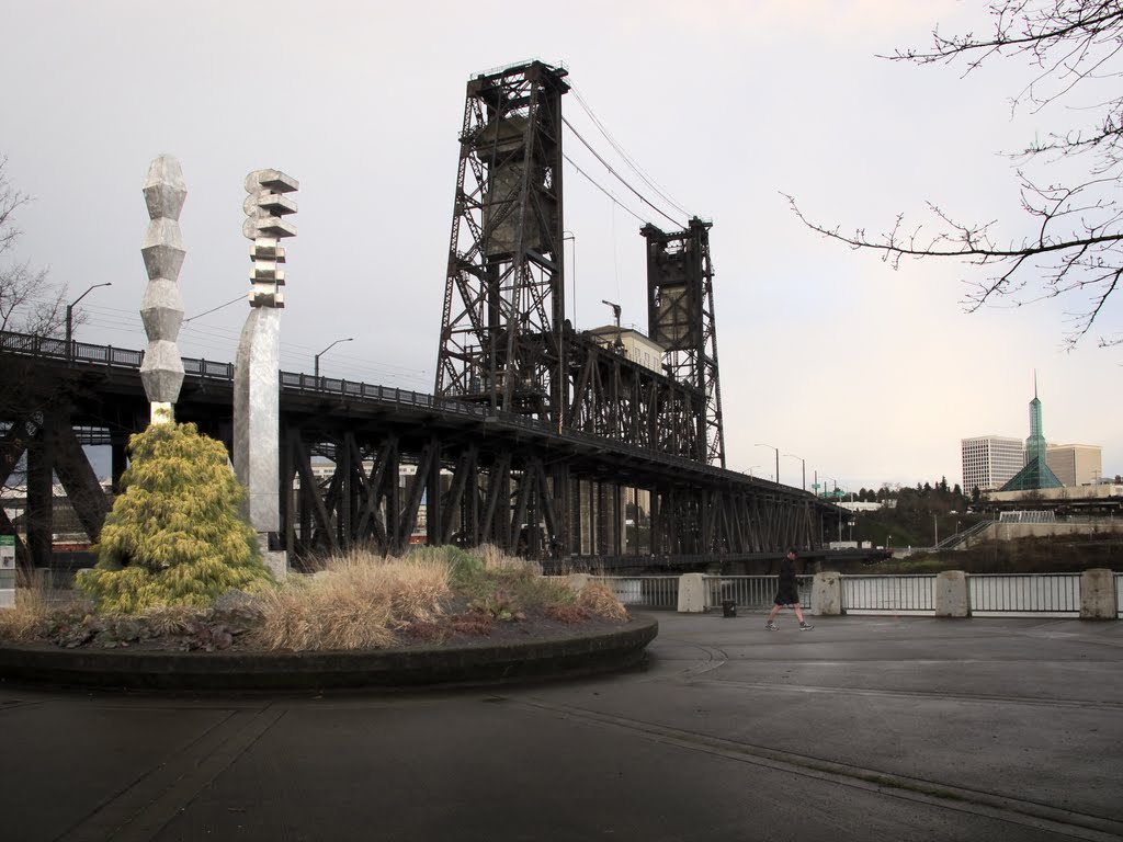 Steel Bridge, South side looking East by SpektrumEnt