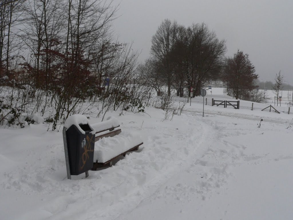 LANDGRAAF zicht over het voormalige mijnspoor by walterskrutser