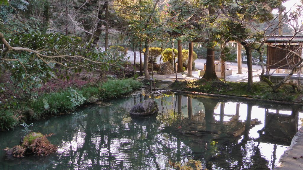 Ooagata Shrine Pond by The Moj