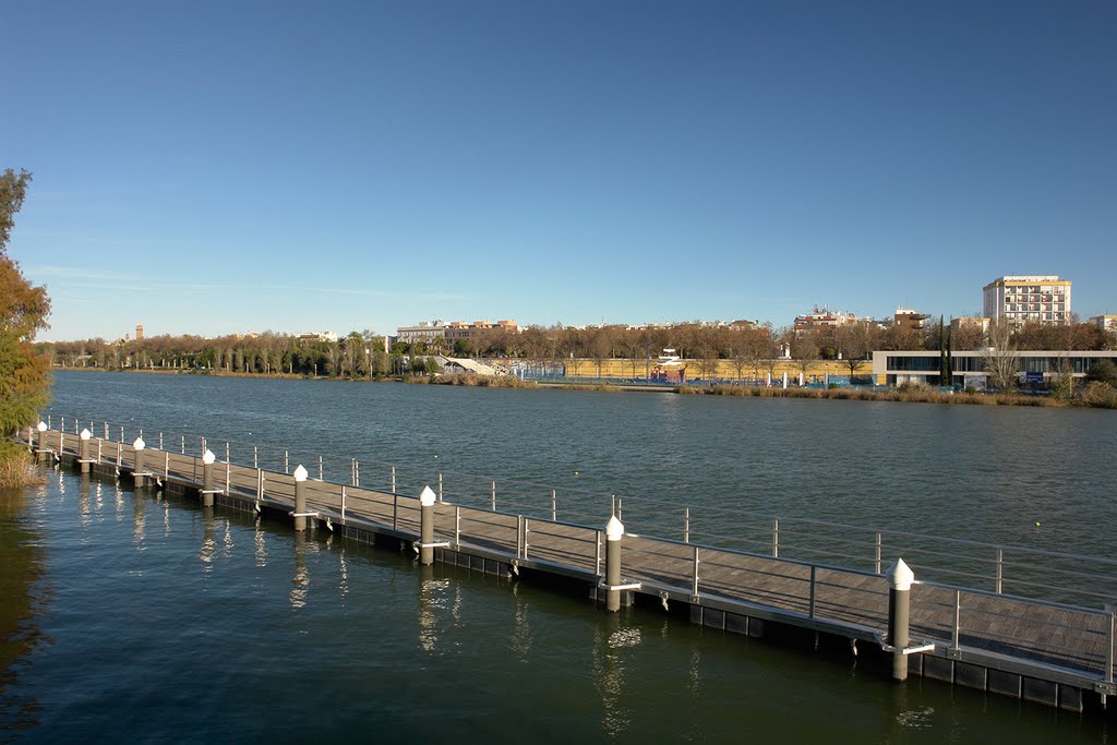 Isla de la Cartuja, río Guadalquivir, Sevilla by Pierre Marie Mouronv…