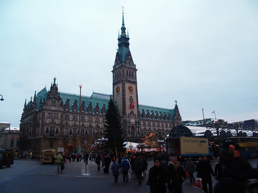 Rathaus, Hamburg, Germany by gingerfoxy