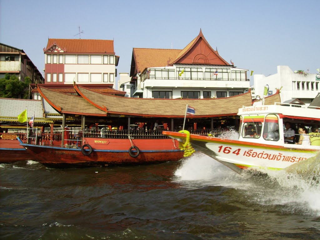 Bangkok, on the river by Wiese Walter