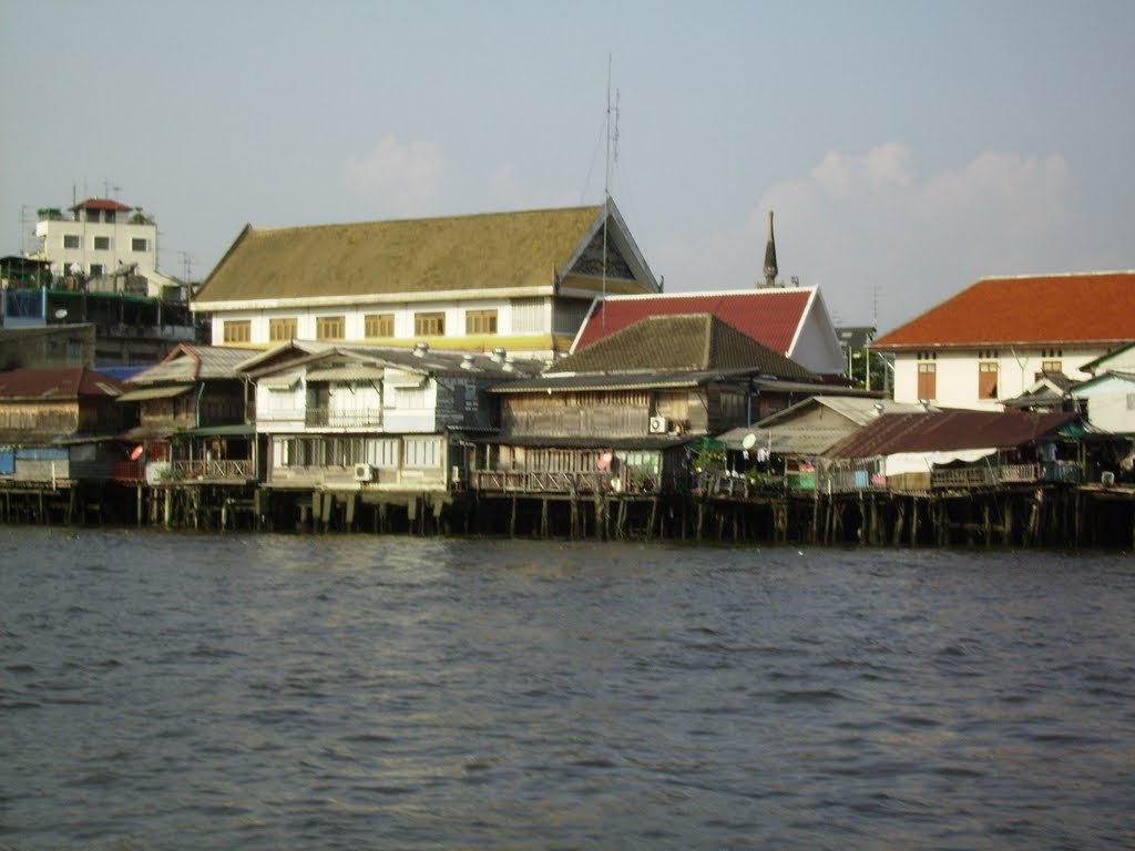 Bangkok, on the river by Wiese Walter