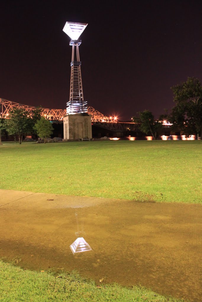 McFarland Park Tower at Night by Ben_Tate