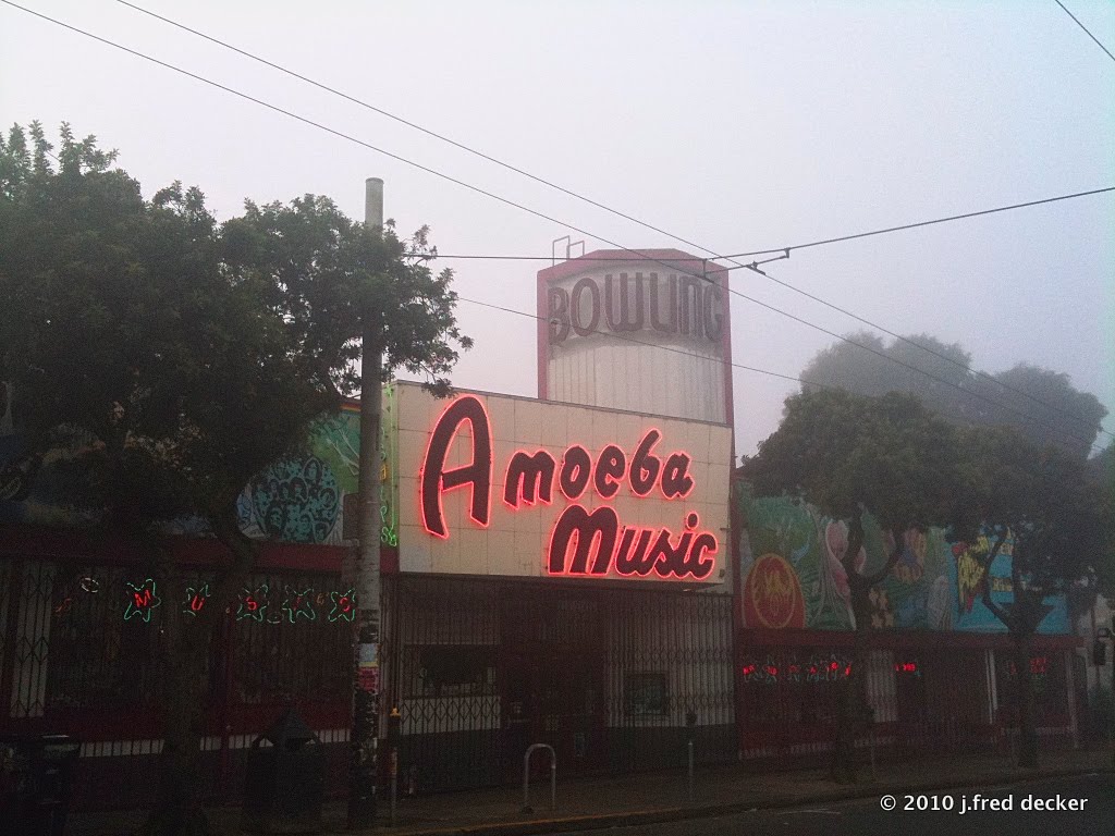 "Amoeba Records"--Intersection of Musical Multiverses; Fog by jfreddd