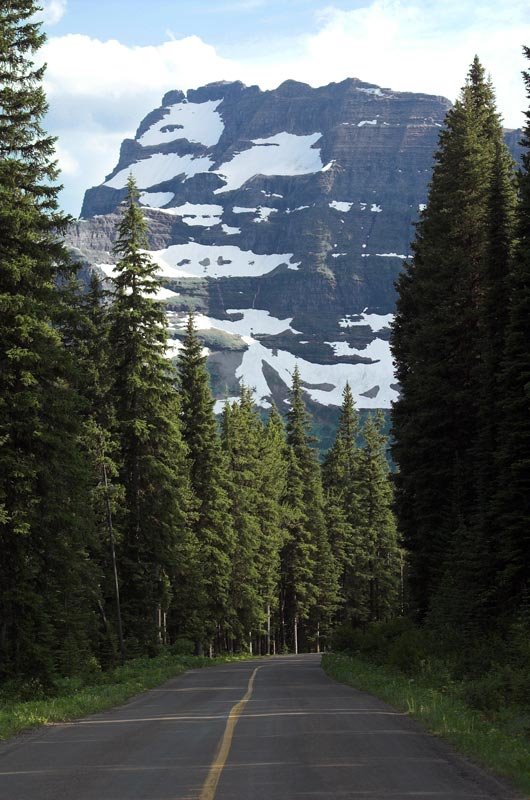 Waterton - Road to Cameron Lake by Carl Parker