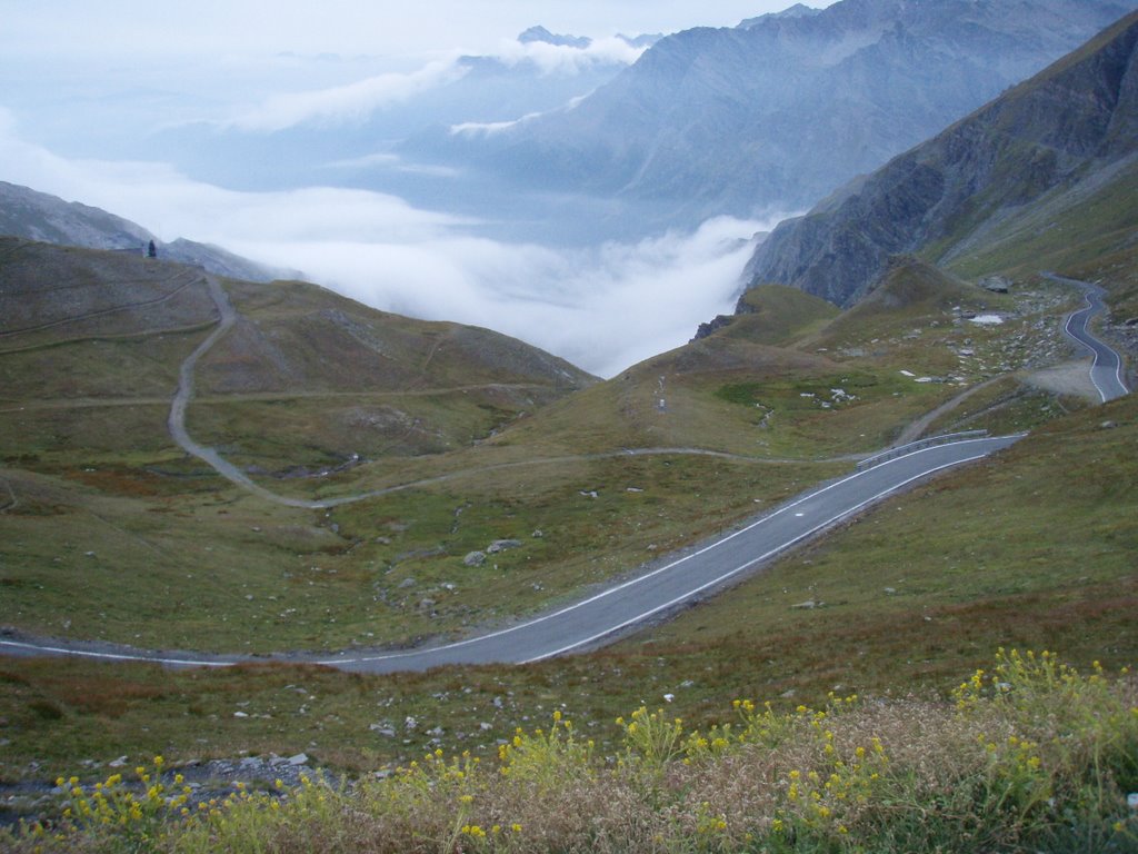 Vue du col Agnel by Chamois agile