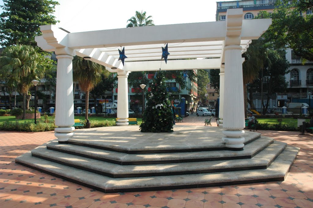 Band Stand at Garcia De Orta, Municipal Garden, Panjim Goa by Brian Pinheiro