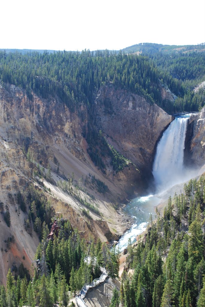 Lower falls from lookout point by dschmitz