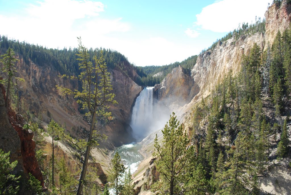 Lower falls from end of red rocks trail by dschmitz