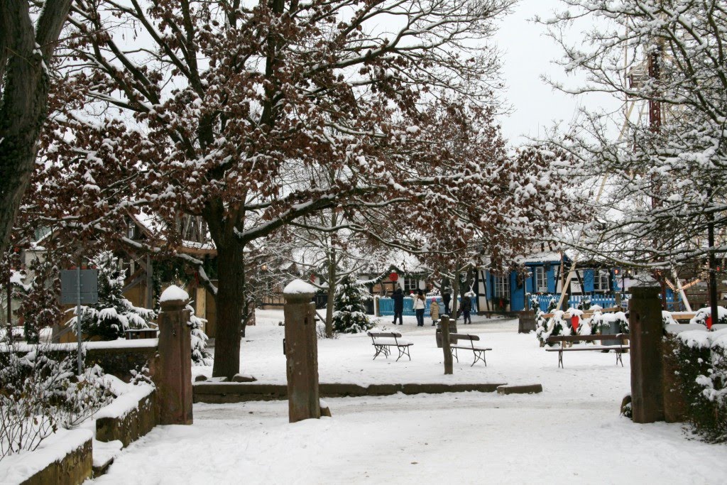 Ecomusée d'Alsace en hiver by Samuel Wernain