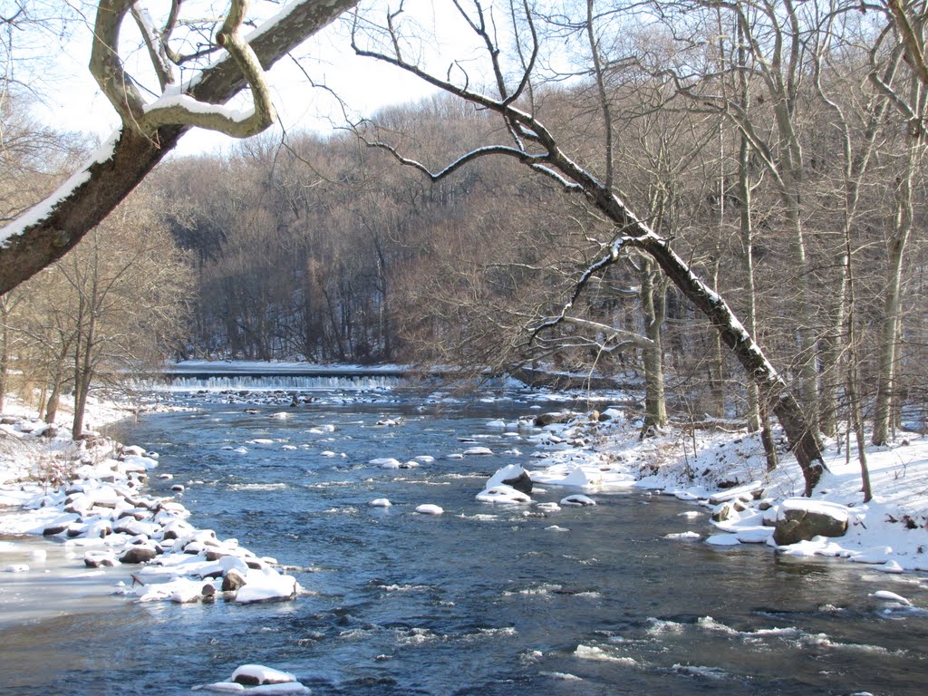 Brandywine River Upstream from Hagley Museum Visitor Center by Chris Sanfino