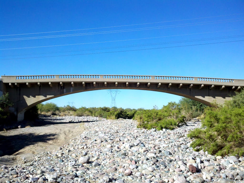 El Camino Viejo Rd Bridge @ Queen Creek Near Queen Valley by CWanamaker