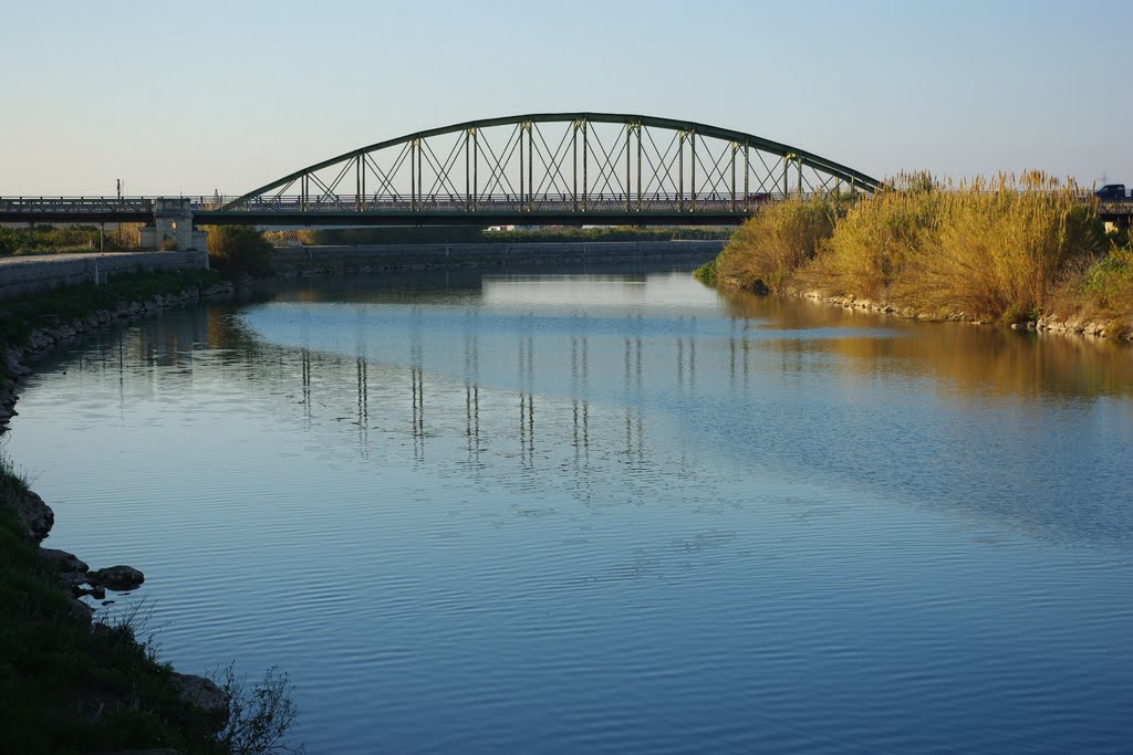 FORTALENY. Pont del ferrocarril sobre riu Xúquer by Joaquim Naval