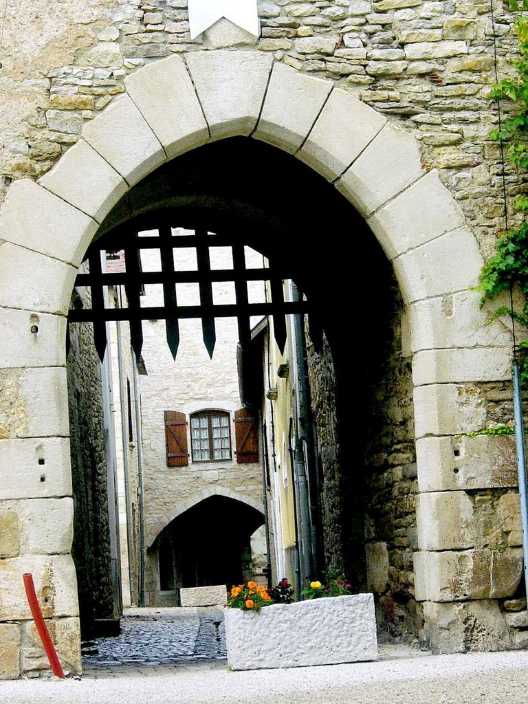 Porta Medieval - Uma das entradas da Vila - Villeneuve - França by FAVassellucci