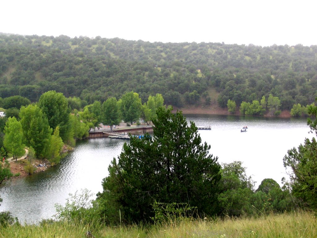 The Docks at Parker Canyon Lake Arizona by CWanamaker