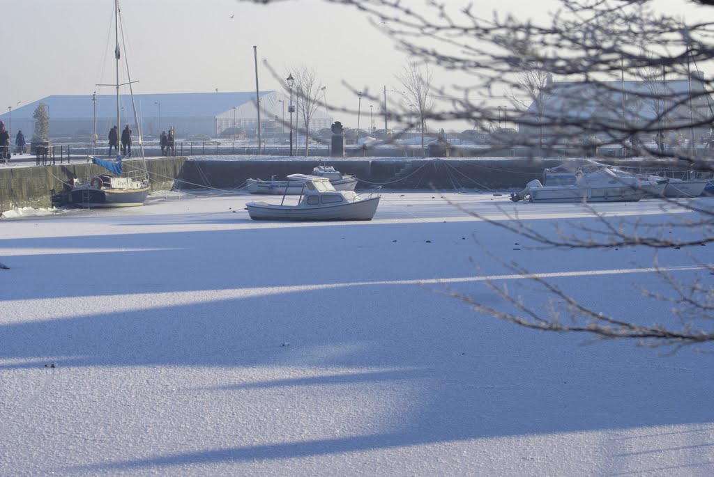 Claddagh Basin frozen by foureyes45