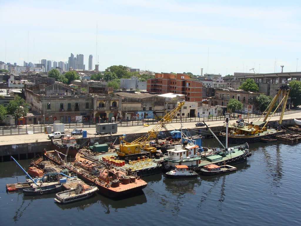 Rivera del Riachuelo desde el puente Nicolás Avellaneda (JP) by pozzijul