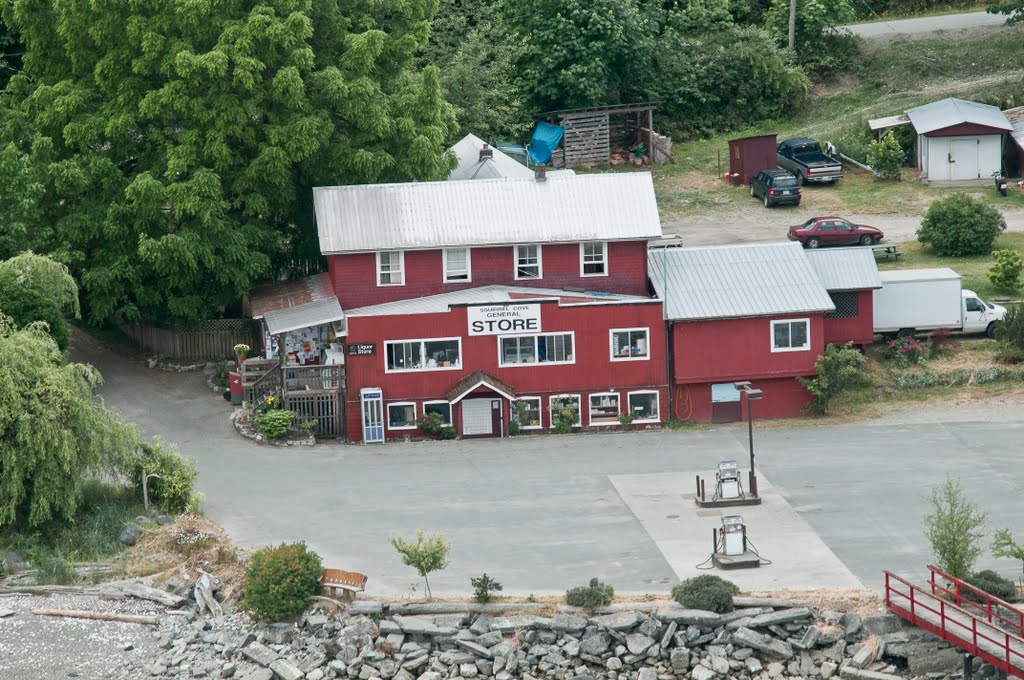 Squirrel Cove Store, Cortes Island by Georgia  Combes