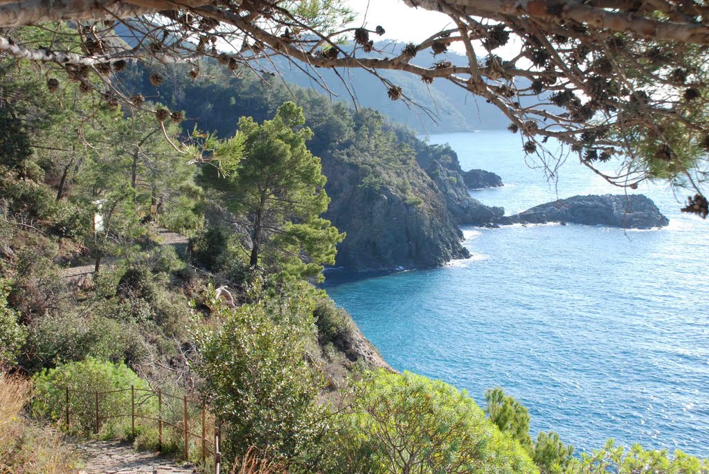 La costa tra Framura e Bonassola by aldobi