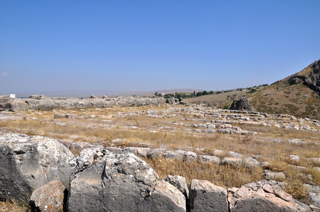 Lower Town and Great Temple. The Hittite imperial city of Hattusa, Boğazkale,Turkey. by Nicola e Pina Turkey…