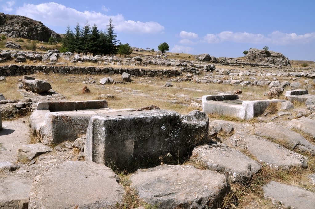 Lower Town and Great Temple. The Hittite imperial city of Hattusa, Boğazkale,Turkey. by Nicola e Pina Turkey…