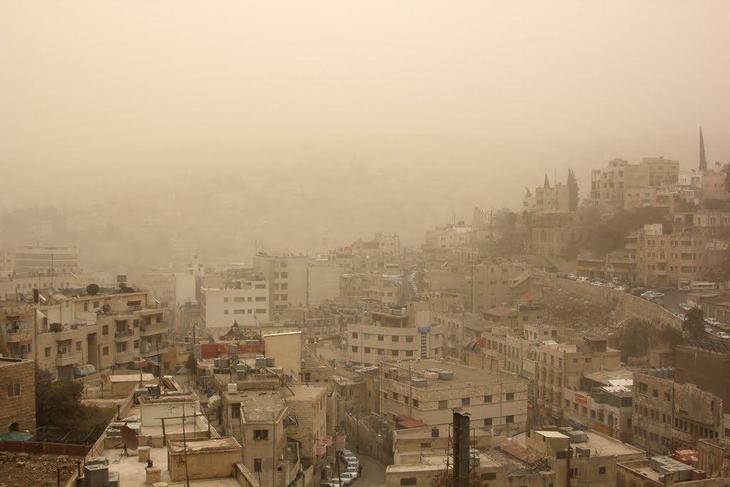 Dust storm over downtown by rockman