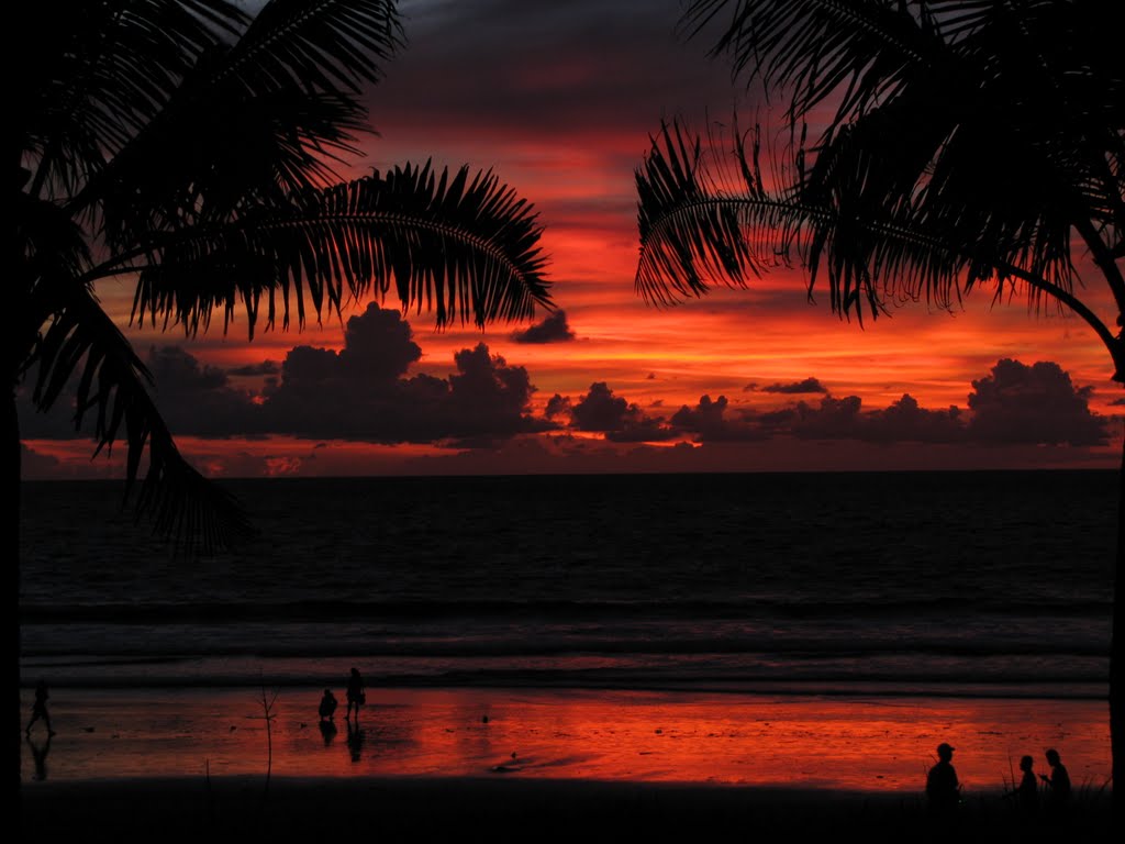 Sunset at Legian Beach, Bali by Lars0001