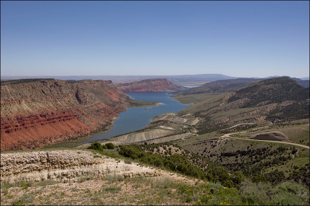 Flaming Gorge - Sheep Creek Overlook by Michael Taschka