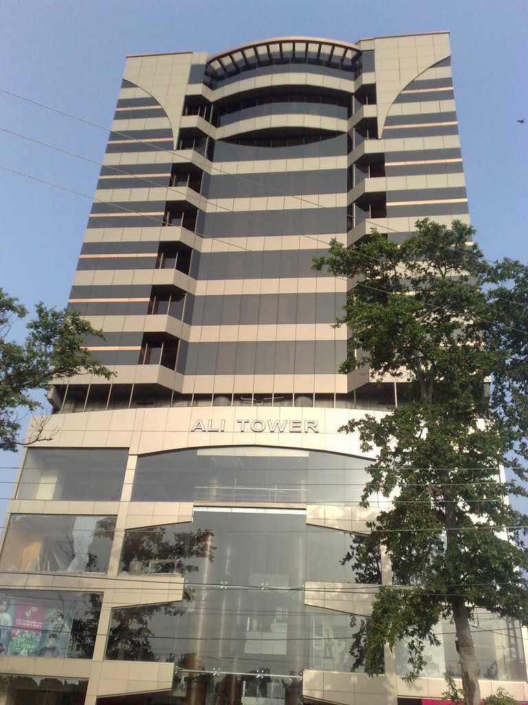 Ali Tower, M. M. Alam Road, Gulberg III, Lahore, Pakistan by Naseem Hanfi