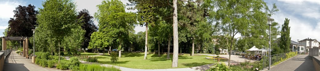 Panoramaaufnahme des Kurparks in Bad Kreuznach by Andreas Roth