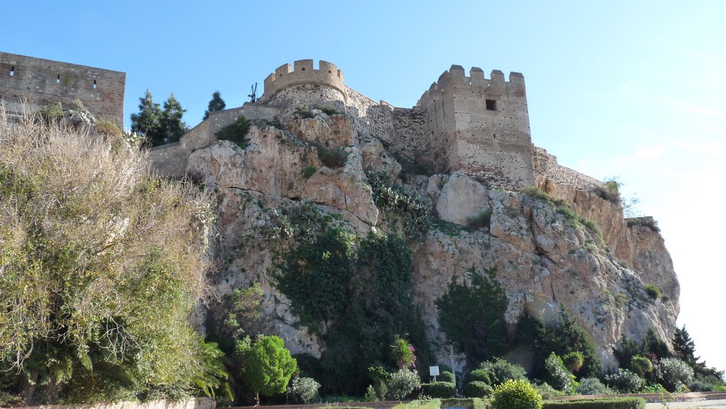 Castillo de Salobreña desde el paseo de las Flores by helicongus