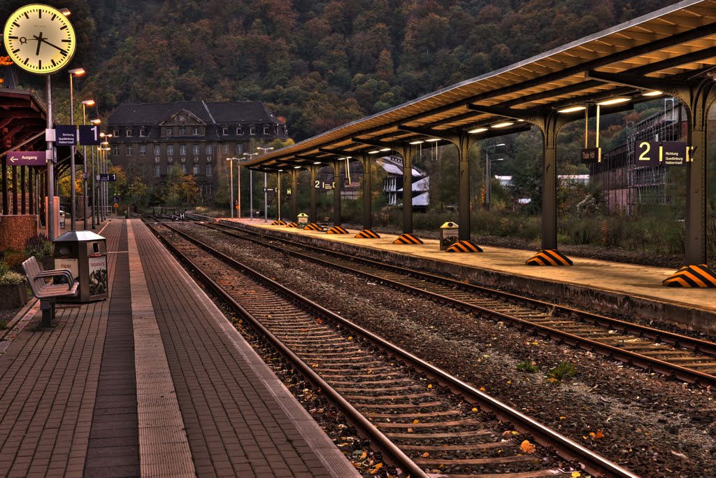 Railway station Thale by Uwe Posdziech