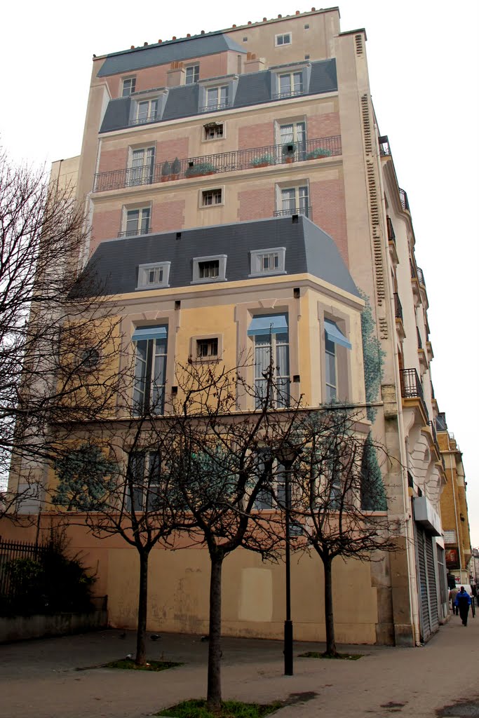 La façade trompe-oeil by fvexler