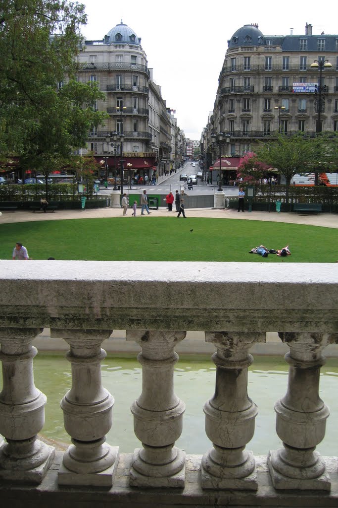 View from stair of The Église de la Sainte-Trinité by Alexander_121